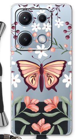 Butterfly in a floral world