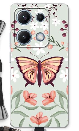 Butterfly in a floral world