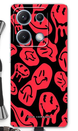 Smeltende Smiley - Rood