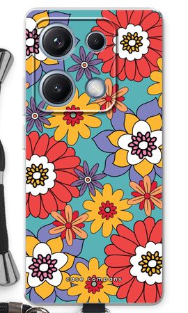 Retro Flowers - Blue