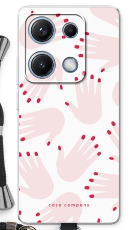 Hands pink