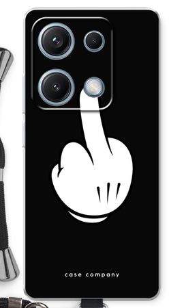 Middle finger black
