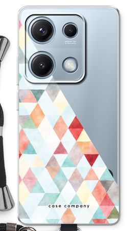 Gekleurde driehoekjes pastel