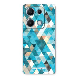Coloured triangles blue