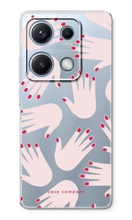 Hands pink