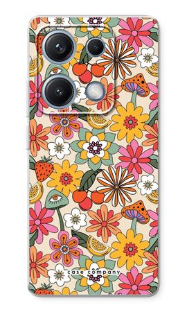 Retro Flowers N°2 - Yellow