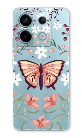 Butterfly in a floral world