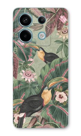 Tropical jungle toucan