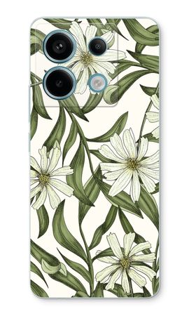White flower pattern