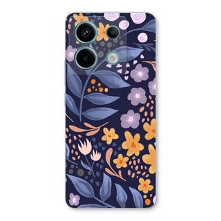 Flowers with blue leaves