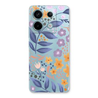 Flowers with blue leaves