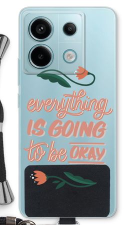 Optimistic flower girl