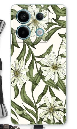 White flower pattern