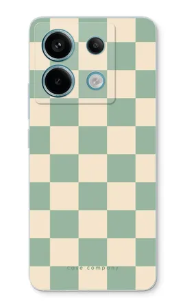 Checkered Mint, Xiaomi Redmi Note 13 Pro 5G mykt deksel