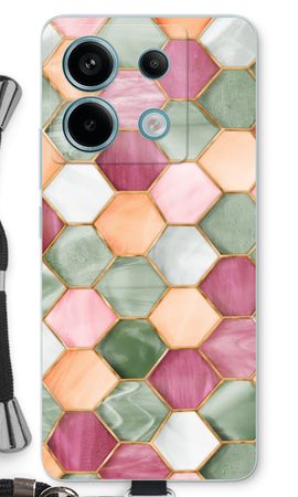 Hexagons in stained glass