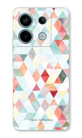 Coloured triangles pastel