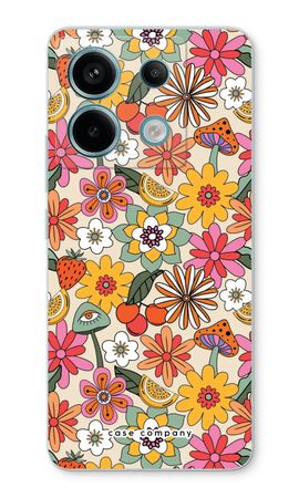 Retro Flowers N°2 - Yellow