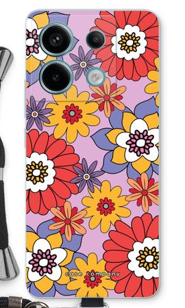 Retro Flowers - Purple