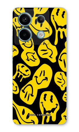 Melting smiley - Yellow