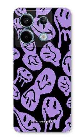 Melting Smiley - Purple