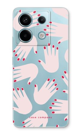 Hands pink