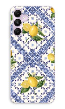 Blue tiles and lemons