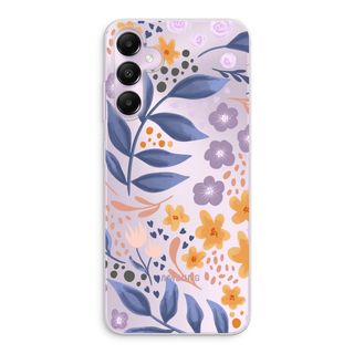 Flowers with blue leaves