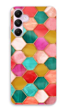 Hexagons in stained glass