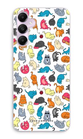 Colourful cats