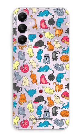 Colourful cats