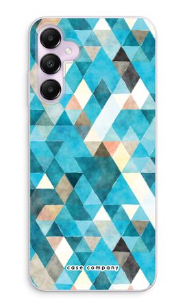 Coloured triangles blue