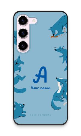 Playful Dogs Monogram