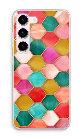 Hexagons in stained glass