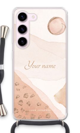 Gold Lines Namecase - Blush