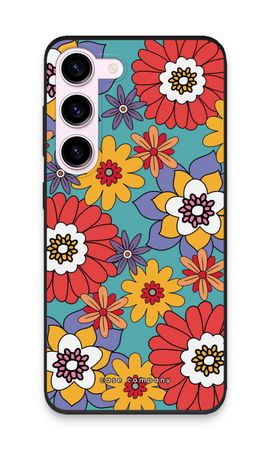 Retro Flowers - Blue