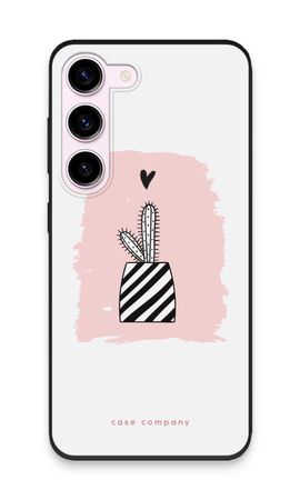 Black and white cactus