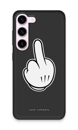 Mittelfinger schwarz