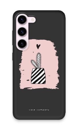 Black and white cactus