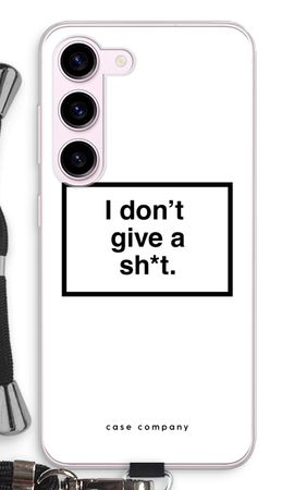Don't give a shit