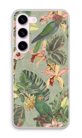 Tropical jungle parrot