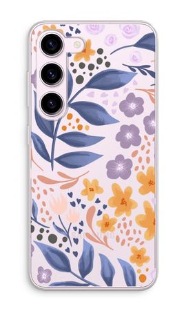 Flowers with blue leaves