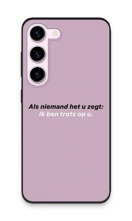 Ik ben trots op u