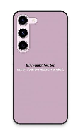 Fouten maken u niet
