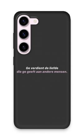 Ge verdient de liefde