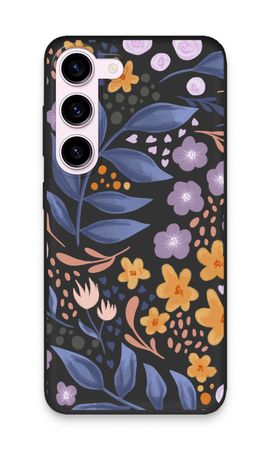 Flowers with blue leaves