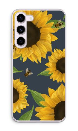 Sunflower and bees