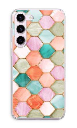 Hexagons in stained glass