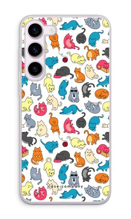 Colourful cats