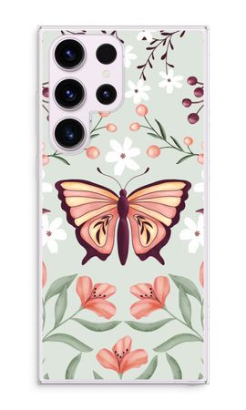 Butterfly in a floral world