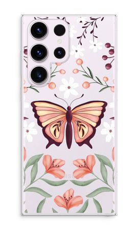Butterfly in a floral world